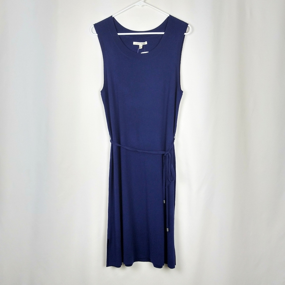 41 Hawthorn Stitch Fix Navy Belted Sheath Dress